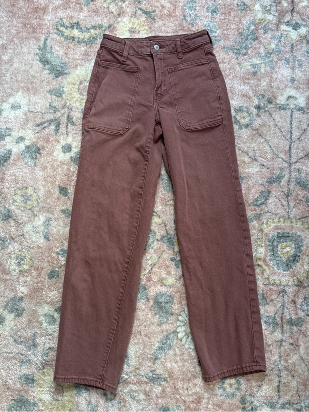 Old Navy O.G. Loose High-Rise Jeans in Brick Brown